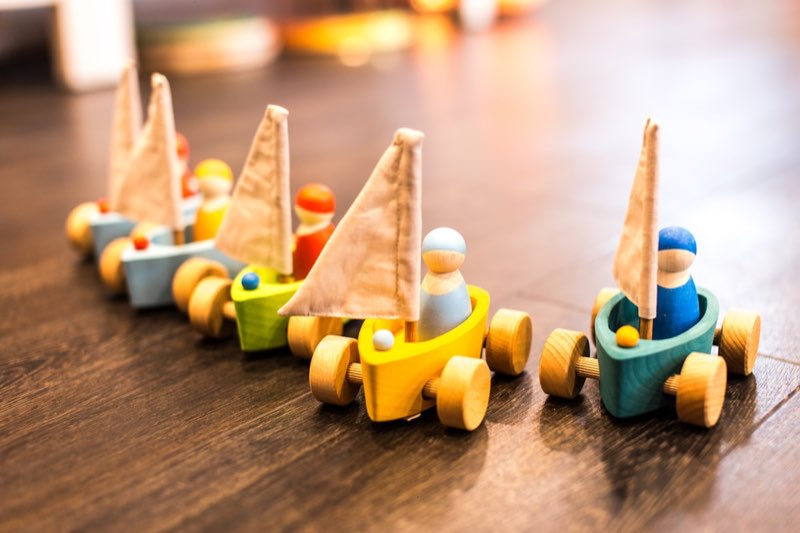 Jouets en bois faits main