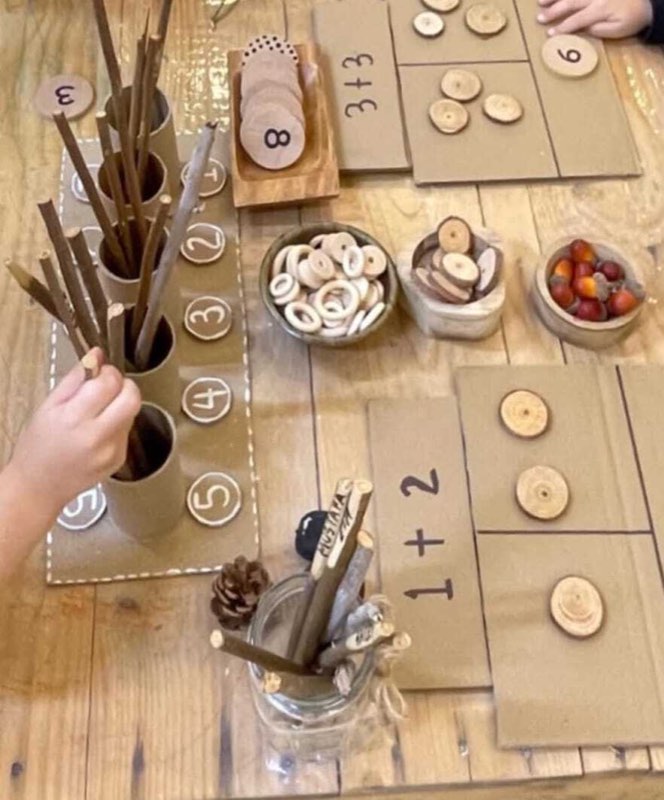 Atelier mathématiques nature